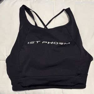 1st Phorm Black Sports Bra